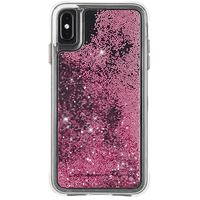 Case-Mate Waterfall Case for iPhone XS Max With Retail Packaging Pink And Silver