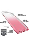 BodyGuardz - Harmony Case for Apple iPhone Xs/X, Extreme Impact and Scratch Protection for iPhone Xs/iPhone X (Rose Quartz)(QTY=10)(R2-1)
