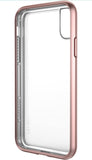 Pelican adventurer series clear case for iPhone X/XS ROSEGOLD (R12) bundle of 6 comes with retail packaging(R2-2)