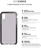 Tech21 Drop Protection Case for Apple iPhone XS Max Smokey Black(QTY=05)(R2-1)