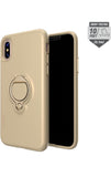 SKECH Slim Shockproof Anti-Slip Vortex Hybrid Case for Apple iPhone Xs/X - Champagne(QTY=10)(R2-2)