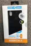 Gadget Guard Black Ice + Screen Protector  Silicone Case for iPhone X/XS (QTY=10) (R2-2)