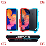 Galaxy A10e screen replacement repair before and after