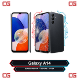 Galaxy A14 screen repair before and after