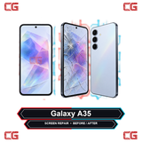 Galaxy A35 screen repair before and after