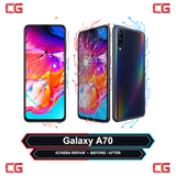 Galaxy A70 screen repair before and after