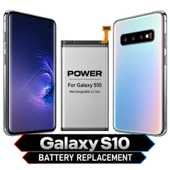Galaxy S10 — Battery Replacement — clean model illustration