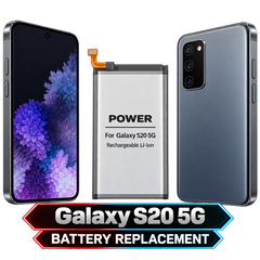 Galaxy S20 5G — Battery Replacement — clean model illustration