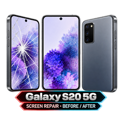 Galaxy S20 5G — Screen Repair — clean model illustration