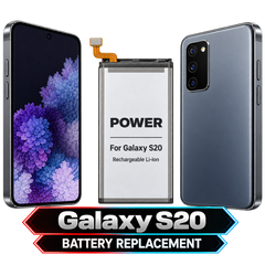 Galaxy S20 — Battery Replacement — clean model illustration