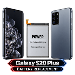 Galaxy S20 Plus — Battery Replacement — clean model illustration