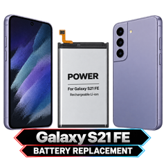 Galaxy S21 FE — Battery Replacement — clean model illustration