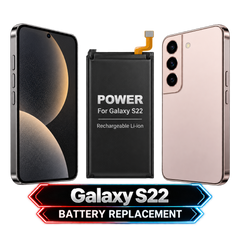 Galaxy S22 — Battery Replacement — clean model illustration