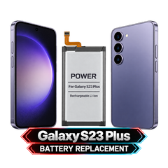 Galaxy S23 Plus — Battery Replacement — clean model illustration