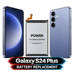 Galaxy S24 Plus — Battery Replacement — clean model illustration