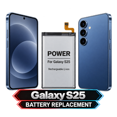 Galaxy S25 — Battery Replacement — clean model illustration