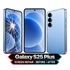Galaxy S25 Plus — screen repair — final clean Oct 27