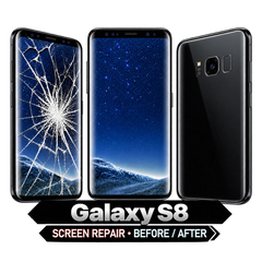 Galaxy S8 — screen repair — final clean Oct 27