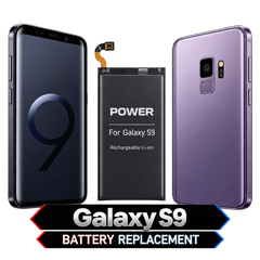 Galaxy S9 — Battery Replacement — clean model illustration