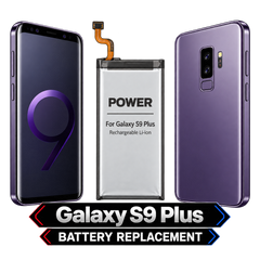 Galaxy S9 Plus — Battery Replacement — clean model illustration