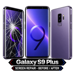 Galaxy S9 Plus — screen repair — final clean Oct 27