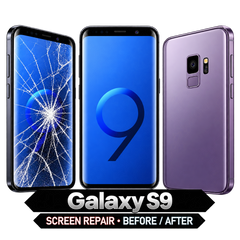 Galaxy S9 — screen repair — final clean Oct 27