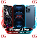 iPhone 12 Pro screen repair before and after