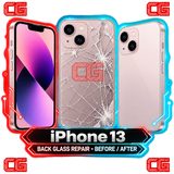 iPhone 13 back glass repair before and after