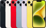 iPhone 14 front and back views