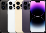 iPhone 14 Pro front and back views