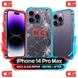 iPhone 14 Pro Max back glass repair before and after