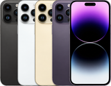 iPhone 14 Pro Max front and back views