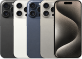 iPhone 15 Pro front and back views