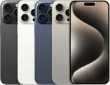 iPhone 15 Pro Max front and back views