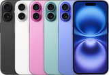 iPhone 16 front and back views