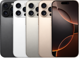 iPhone 16 Pro front and back views