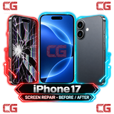 iPhone 17 screen repair before and after