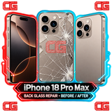 iPhone 18 Pro Max back glass repair before and after