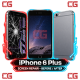 iPhone 6 Plus screen repair before and after