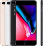 iPhone 8 Plus front and back views
