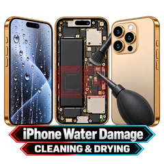 iPhone Water Damage — CLEANING & DRYING