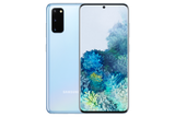 Samsung Galaxy S20 phone shown from the front and back