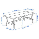 IKEA SKOGSTA dining table — used, disassembled