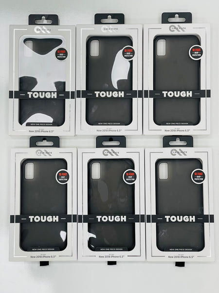 Case-Mate Tough Series Case for Apple iPhone XS Max - Smoke Black(QTY=06)(R2-1)