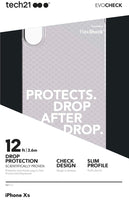 Tech21 Drop Protection Case for Apple iPhone XS Max Smokey Black(QTY=05)(R2-1)