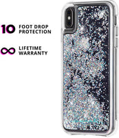 Case-Mate Waterfall Liquid Glitter Case for Apple iPhone Xs Max - (QTY=10)(R1-1)
