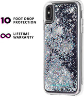 Case-Mate Waterfall Liquid Glitter Case for Apple iPhone Xs Max - (QTY=10)(R14)
