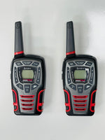 Pre Owned COBRA ACXT545 Walkie Talkies WaterProof Rechargeable 28-Mile 2-Way Radios 2 Pack