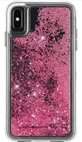 CaseMate Waterfall Liquid Glitter Case for Apple iPhone XS Max Rose(QTY=5)((R2-1)