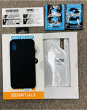 Gadget Guard Black Ice + Screen Protector  Silicone Case for iPhone X/XS (QTY=10) (R2-2)